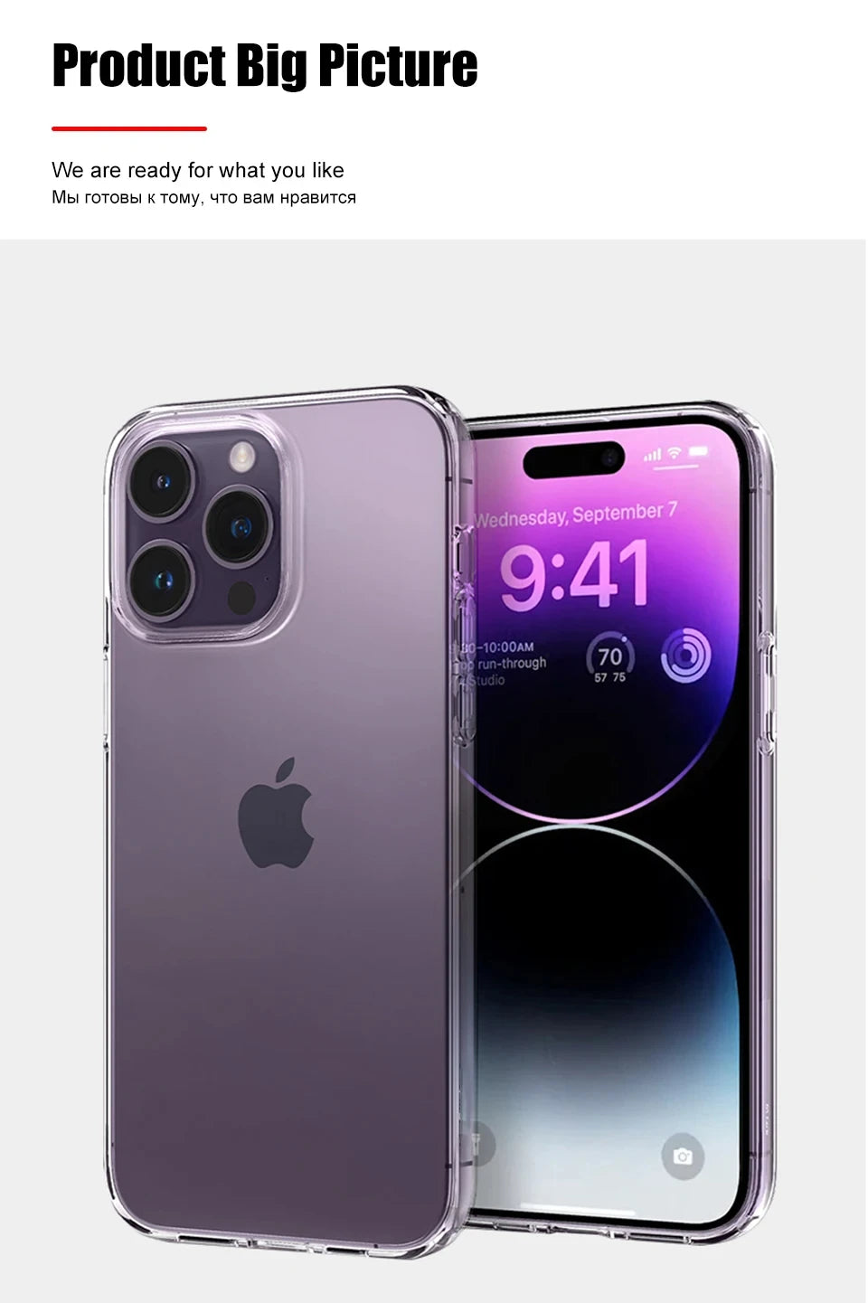 Transparent Phone Case For iPhone 16 15 14 12 11 13 Pro Max Mini Shockproof Cover X XR 8 7 Plus SE Clear Soft TPU Cases Shell