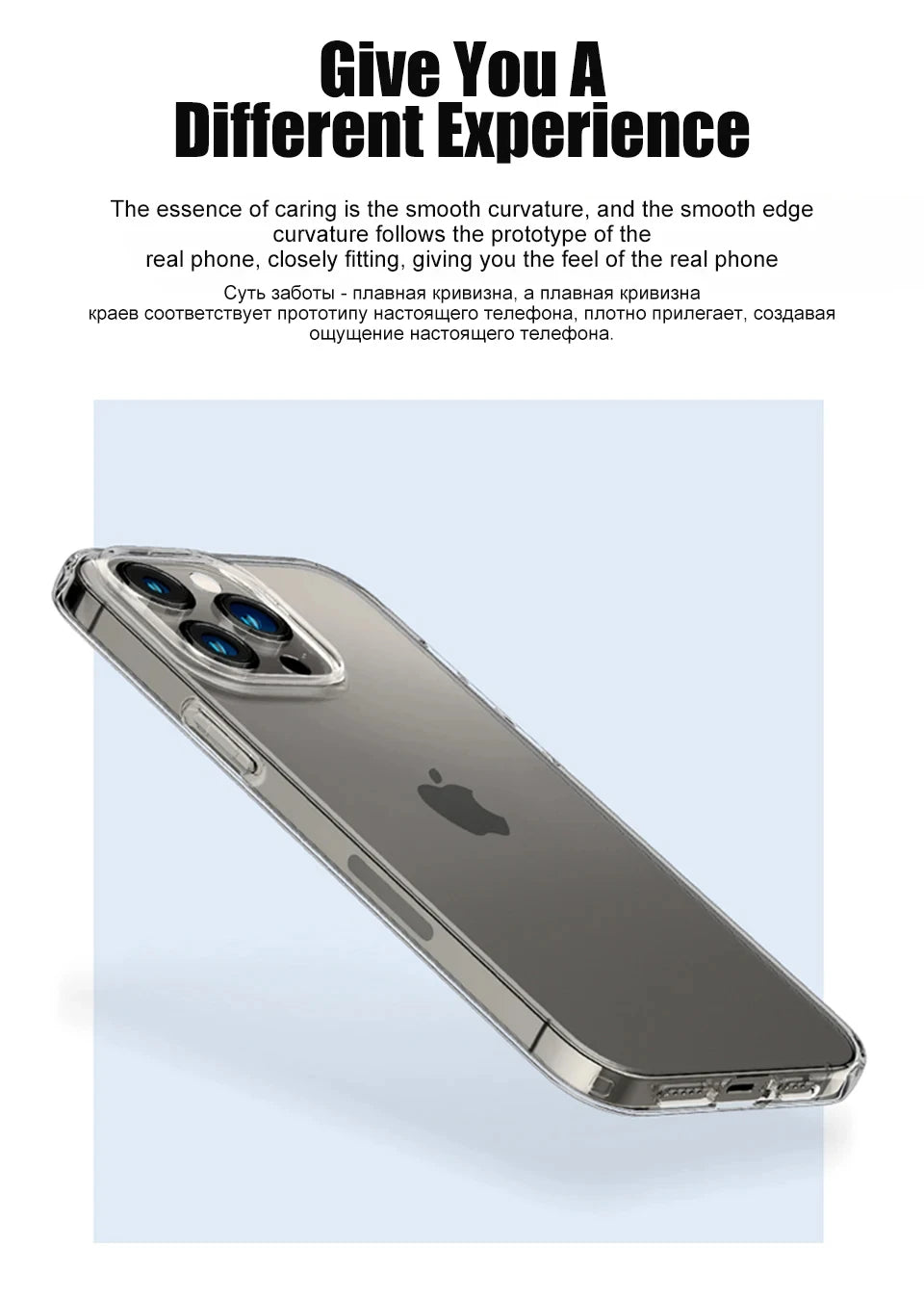 Transparent Phone Case For iPhone 16 15 14 12 11 13 Pro Max Mini Shockproof Cover X XR 8 7 Plus SE Clear Soft TPU Cases Shell